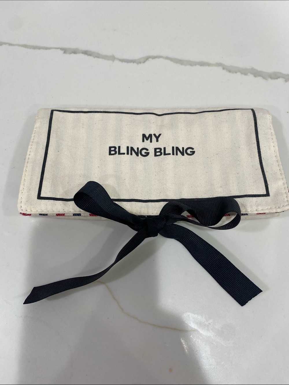 My Bling Bling Jewelry Roll Pouch